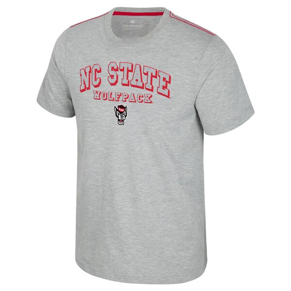 Heather Grey Short Sleeve Dual Blen